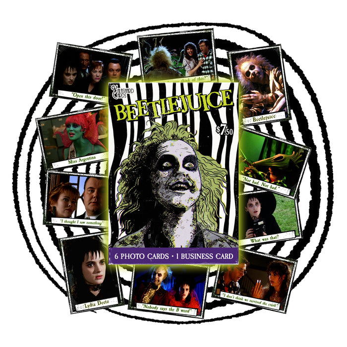 2 BEETLEJUICE TRADING CARD PACKS