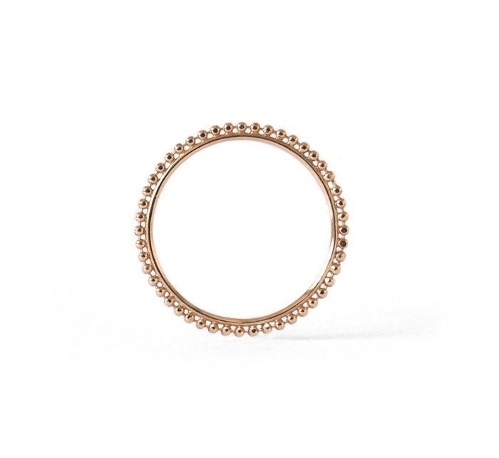 Full Dot Ring, Gold
