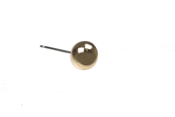 Small Sphere Studs, Gold