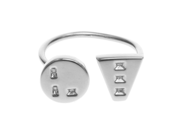 Tough Love Ring, Silver