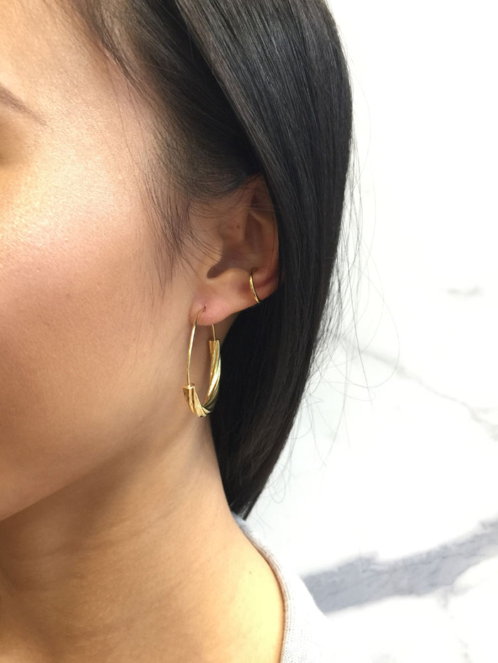 Tove Hoop Small, Gold