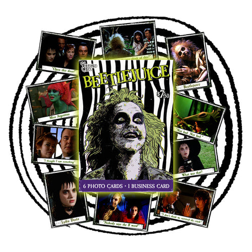 2 BEETLEJUICE TRADING CARD PACKS