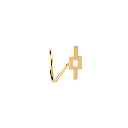 Aurore Twirl Earring, Gold