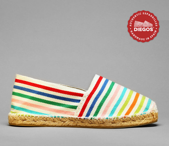 Beach stripes espadrilles