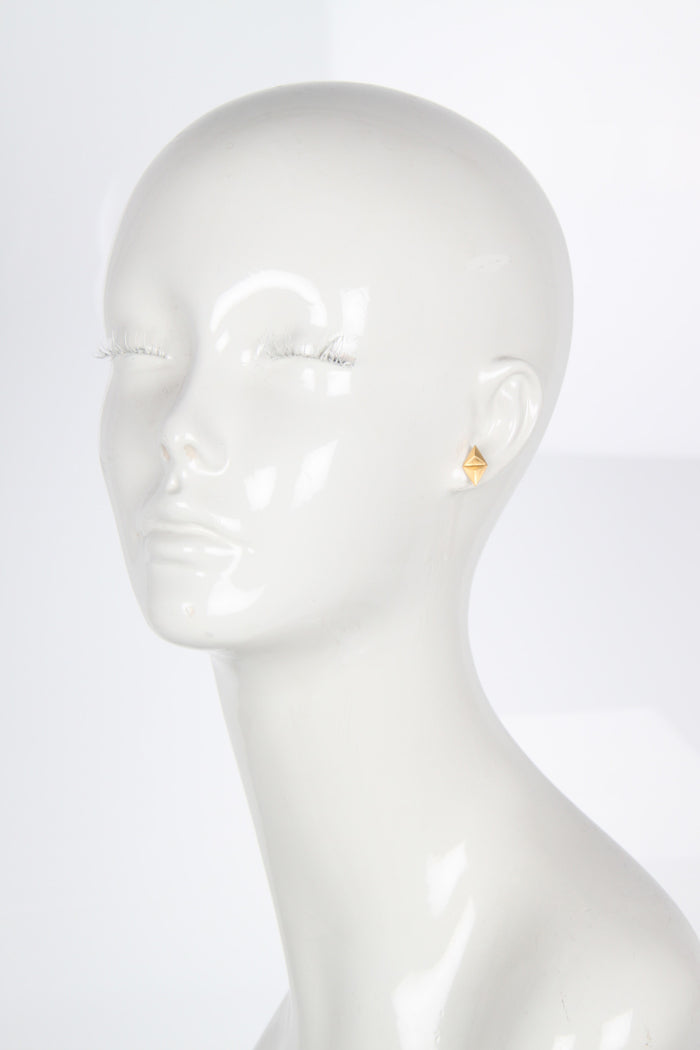 Billy Earring, Matte Gold