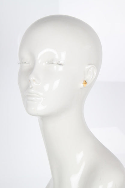 Billy Earring, Matte Gold