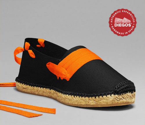 Black basque espadrilles
