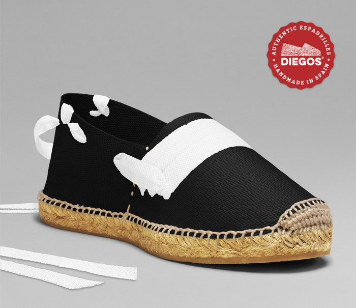 Black basque espadrilles