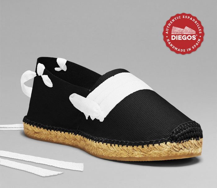 Black basque espadrilles