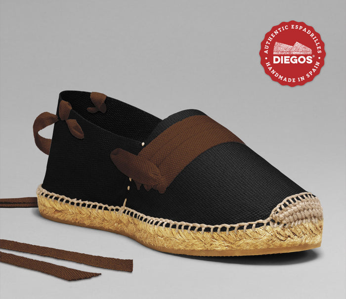 Black basque espadrilles