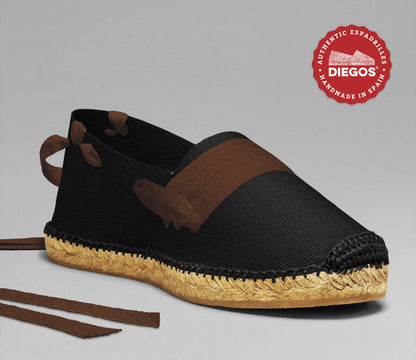Black basque espadrilles