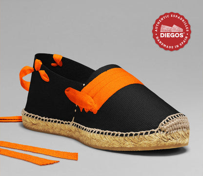 Black basque espadrilles