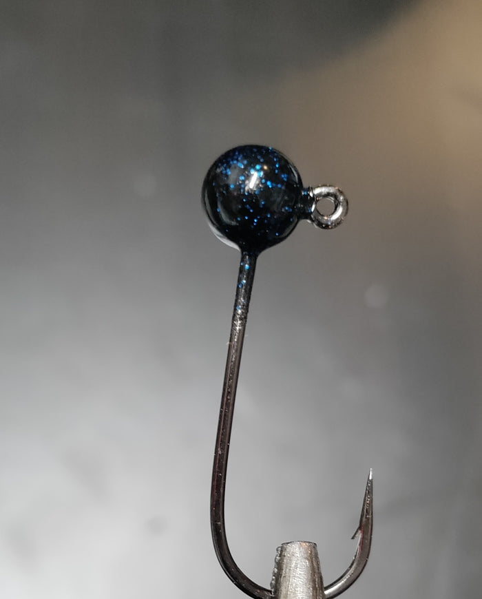 Black/ Blue Glitter