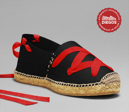 Black classic espadrilles