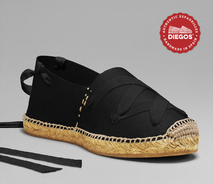 Black classic espadrilles