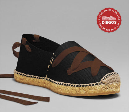 Black classic espadrilles