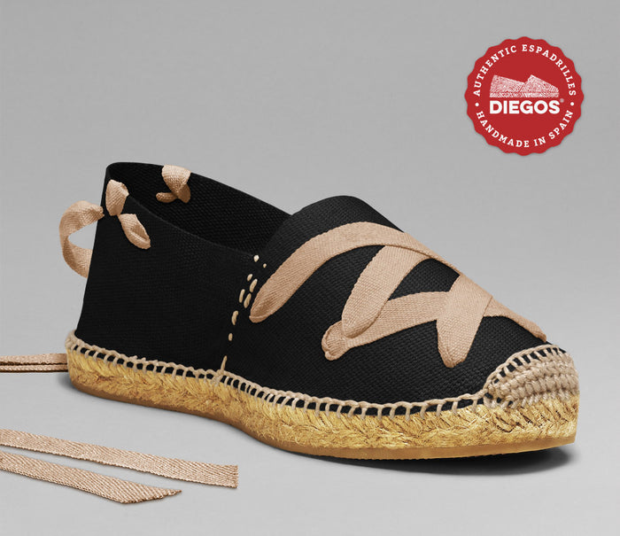 Black classic espadrilles