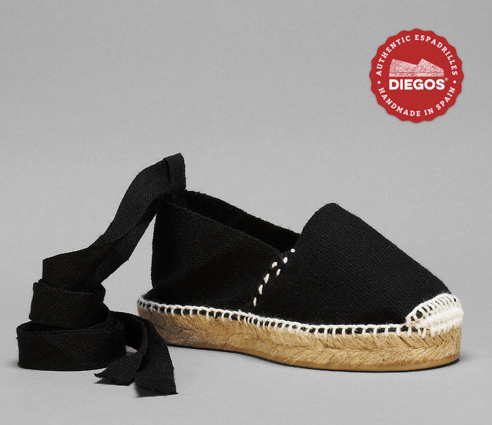 Black espadrilles