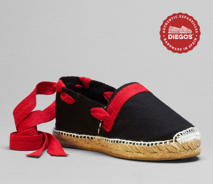 Black espadrilles