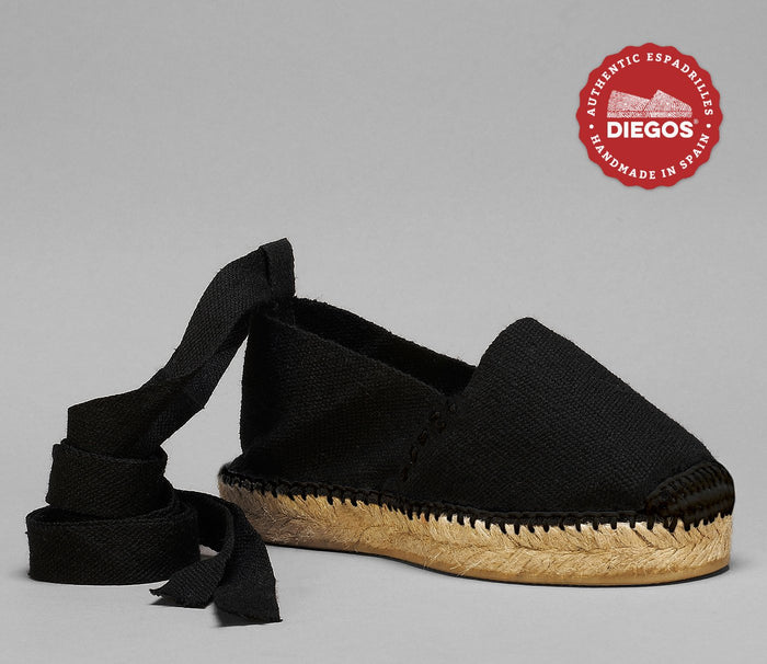 Black espadrilles