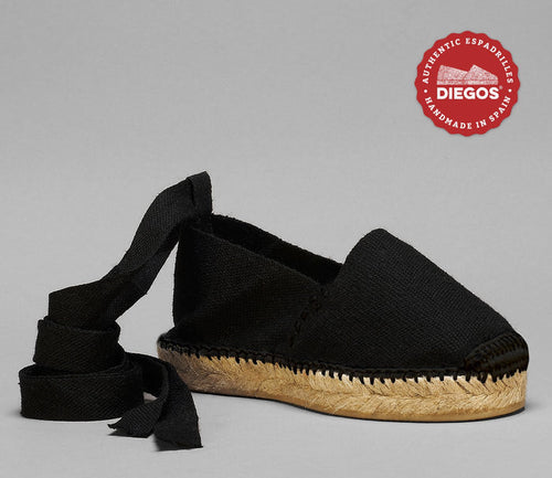 Black espadrilles