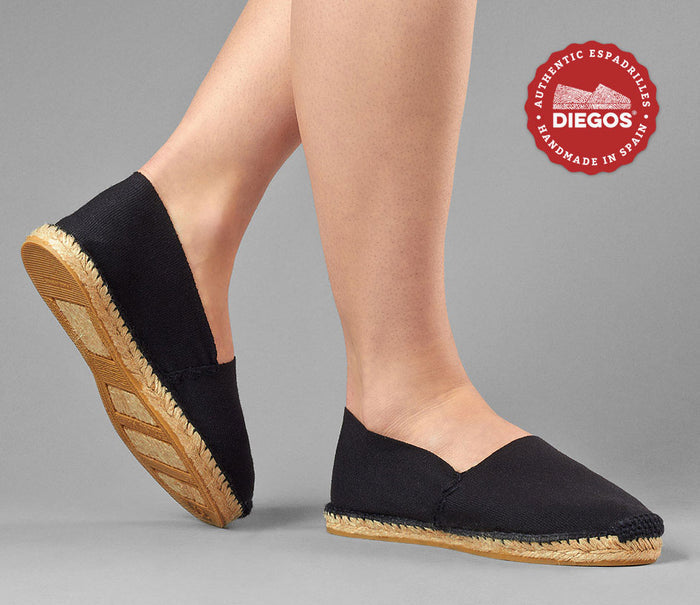 Black espadrilles
