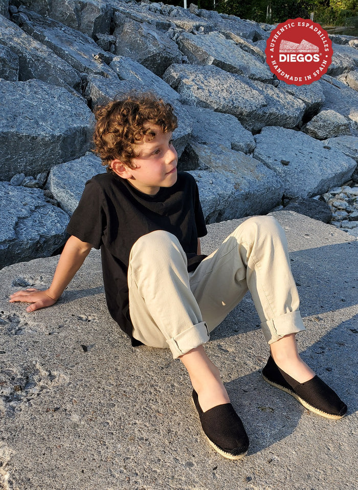 Black espadrilles