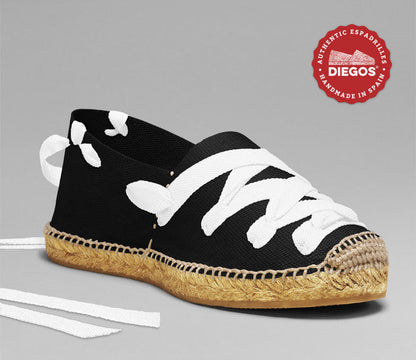 Black pamplona espadrilles