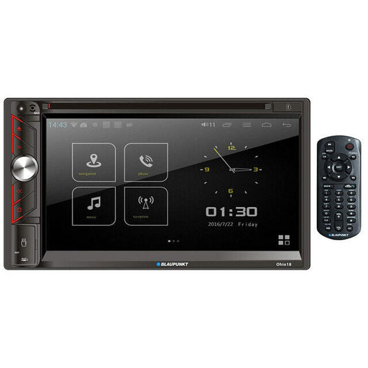Blaupunkt OHIO18 2-DIN 6.9" DVD USB AM/FM Receiver w/ Bluetooth