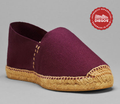 Burgundy espadrilles