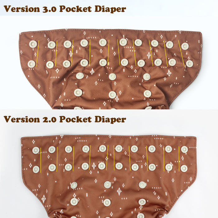 Clearance Pocket Diaper 2.0 -PD51002P-S(Suede Cloth)