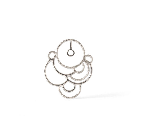 Cloud Ear jacket, Silver (single)