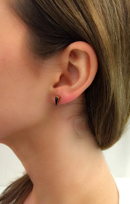 Collision Mis-matched Studs w/ Diamonds
