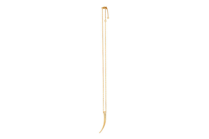 Collision Round Long Pendant Necklace