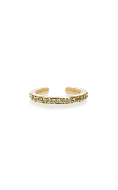 Colore Earcuff, Gold/Mint