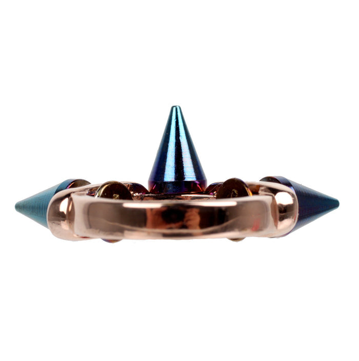 Cosmic Warrior Spike Ring, Rose