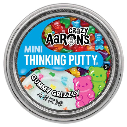 Crazy Aarons Gummy Grizzly Mini 2 Inch Thinking Putty Tin