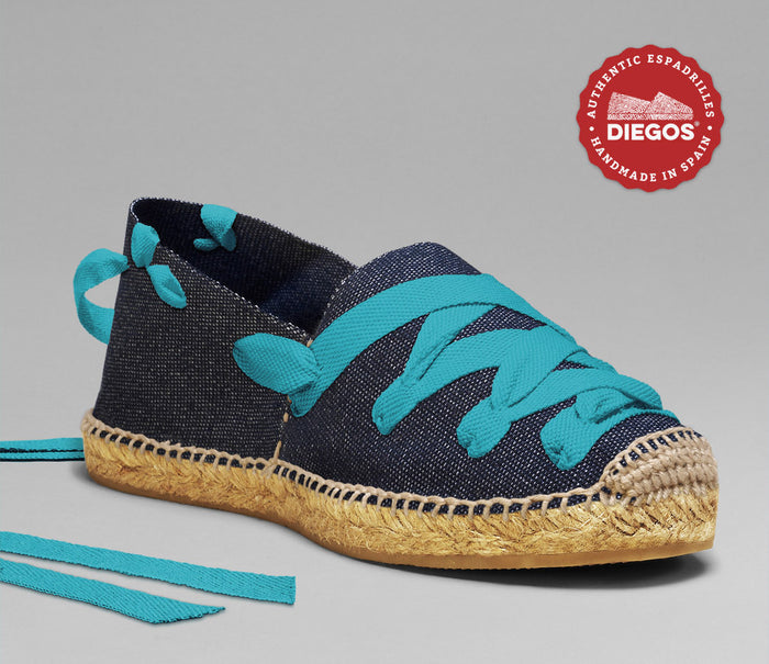 Denim pamplona espadrilles