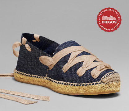 Denim pamplona espadrilles