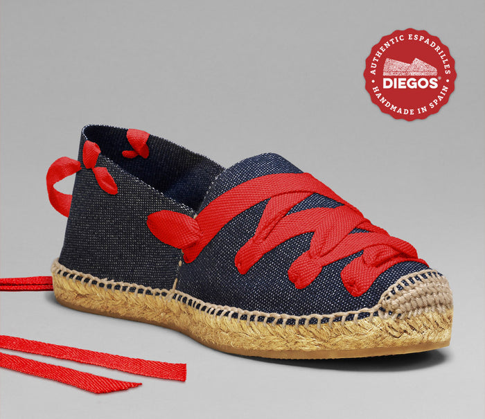 Denim pamplona espadrilles