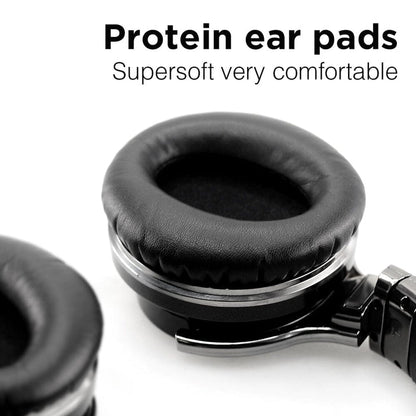 E7 Active Noise Cancelling Bluetooth Over-ear Headphones, Black Cowinaudio