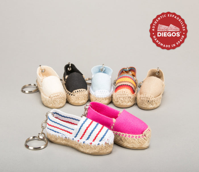 Espadrilles keychains