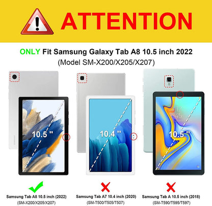 Galaxy Tab A8 10.5 Inch 2021 Tuatara Shockproof Case with Kickstand| Fintie