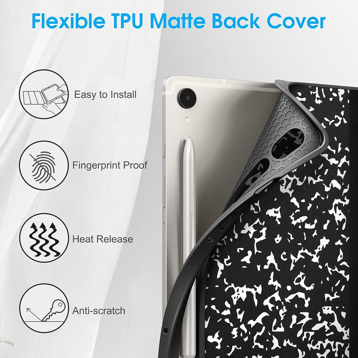 Galaxy Tab S10 Lite 2025/ Tab S10 FE 10.9" 2025/ Galaxy Tab S9 FE 10.9"/Tab S9 11" Slim Case with Soft TPU Back Cover | Fintie