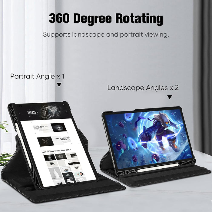 Galaxy Tab S10 Lite 2025/ Tab S10 FE 5G (2025)/Tab S9 FE 5G 10.9"/ Tab S9 11" 360-Degree Rotating Case | Fintie