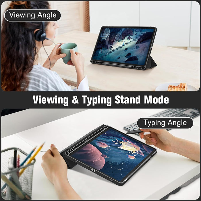 Galaxy Tab S10 Lite 2025/ Tab S10 FE/Tab S9 FE 10.9"/Tab S9 11" Hybrid Slim Case w/ Pencil Holder | Fintie