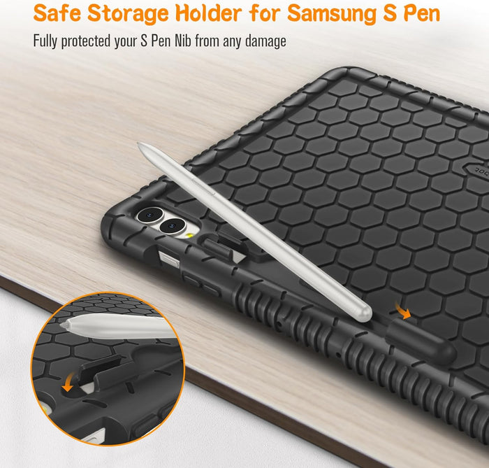 Galaxy Tab S10+/ Tab S9+ / Tab S9 FE+ 12.4-inch Soft Silicone Case | Fintie