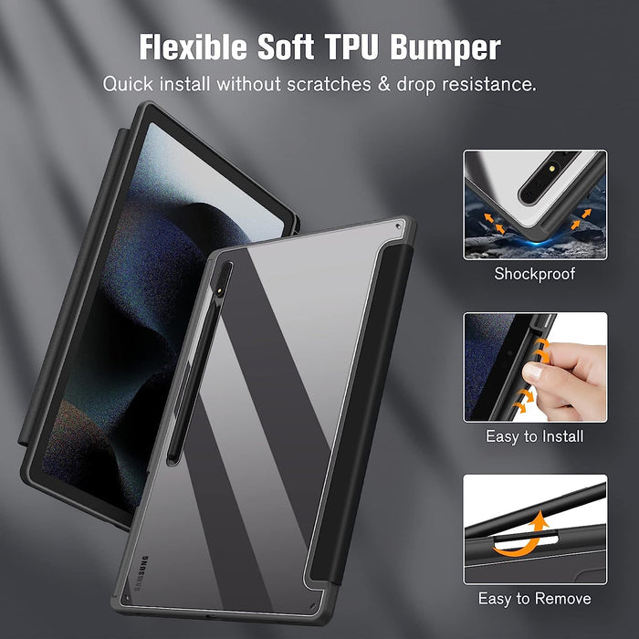 Galaxy Tab S10 Ultra 2024 / Tab S9 Ultra 2023 14.6-inch Hybrid Slim Case | Fintie