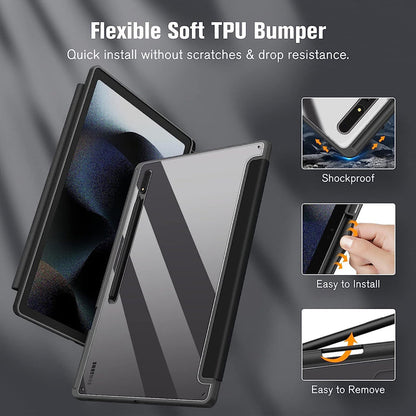 Galaxy Tab S10 Ultra 2024 / Tab S9 Ultra 2023 14.6-inch Hybrid Slim Case | Fintie