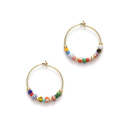 Golden Alaia Hoop, Gold (pair)
